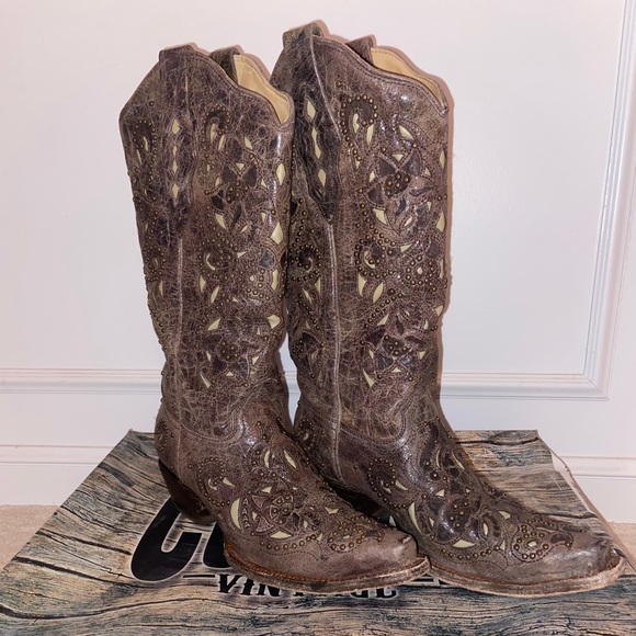 CORRAL WOMEN'S Vintage WESTERN BOOTS - Picture 3 of 10